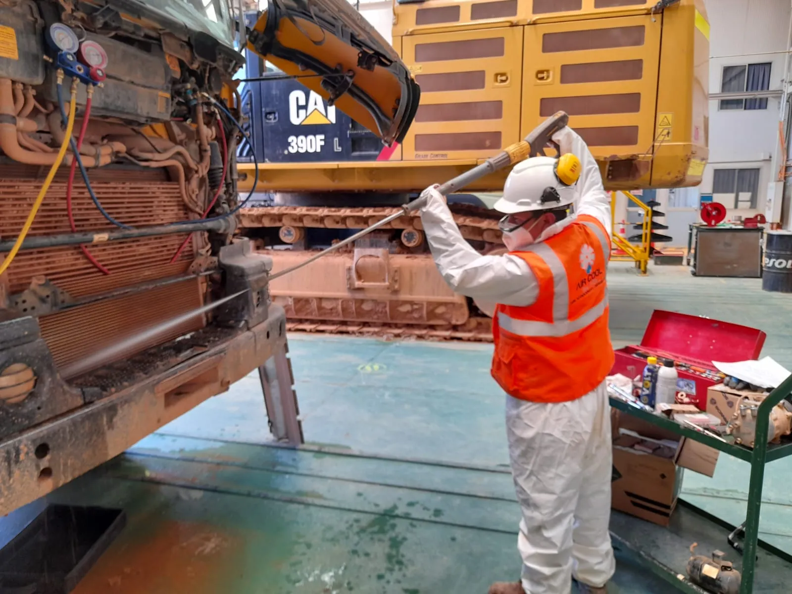 empresa trabajando